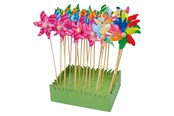 Spielzeug - Small Foot - Windmill with Wooden Stick 28cm 24 pcs. - 6149
