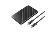 Festplatten Zubehör - ORICO 2.5' HDD / SSD Enclosure 6 Gbps USB-C 3.1 Gen1 (Black) - 25PW1C-C3-BK-EP
