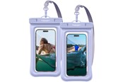 Handys - Cover & Cases - Spigen Aqua Shield WaterProof Floating Case A610 2 Pack - aqua blue - ACS06016