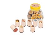 Kreativ-Spiele - Goki Wooden Stamp Set Forest Animals 9pcs. - 15570