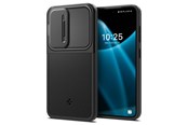 Handys - Cover & Cases - Spigen Optik Armor - black - Samsung Galaxy S24 - ACS07363