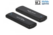 Festplatten Zubehör - DeLOCK External USB Type-C Combo Enclosure for M.2 NVMe PCIe or SATA SSD - 42633