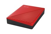 Festplatten - Extern - WD My Passport - Extern Festplatte - 4TB - Rot - WDBPKJ0040BRD-WESN