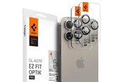 Handys - Anderes Zubehör - Spigen Glass tR EZ Fit Optik Pro 2 Pack - nature tita - iPhone 17/16/15 Pro / 17/16/15 Pro Max - AGL07163