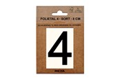 Briefkasten - MEFA Foliennummer 4, Schwarz - A13114