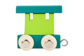 Holzspielzeug - Small Foot - Wooden Letter Train Wagon Green - 10346