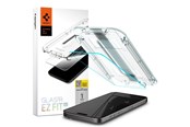 Handys - Schutzfolie - Spigen Glass tR EZ Fit HD 1 Pack - transparency - iPhone 15 Pro - AGL06898