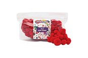 Kunst & Handwerk Ausstattung - Colorations - Pom Poms Red 100pcs. - CHPOMRE