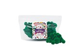 Kunst & Handwerk Ausstattung - Colorations - Pom Poms Green 100pcs. - CHPOMGR