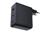Handys - Adapter und Ladegeräte - Aukey Omnia II Mix 140W - 3-port GaN PD Wall Charger with Interchangeable EU Plug - LLTSEUN1041556