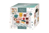 Spielküche & Zubehör - Ecoiffier Play Set Pans and Play Food with Cardboard Stove 20 pieces. - 1685