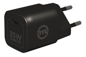 Handys - Adapter und Ladegeräte - Mobile Origin 35W GaN III Super Charger Single USB-C - black - GAN-35W-1C-BLK