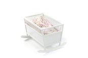 Puppen & Zubehör - Smallstuff - Cradle Rosaline - White - 51002-02