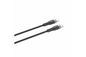 USB Kabel - FIXED METAL series 100W - USB-C <-> USB-C - 2m - Schwarz - FIXDB-CC2-BK