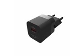 Handys - Adapter und Ladegeräte - FIXED Fast Mini Home Charger 20W USB-C PD/USB-A Black - FIXC20M-CU-BK