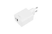 Handys - Adapter und Ladegeräte - FIXED Super Fast Mini Charger 45W USB-C PD + USB-A White - FIXC45M-CU-WH