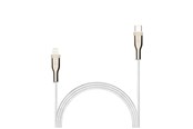 USB Kabel - FIXED METAL - USB-C <-> Lightning - 2m - Weiß - FIXDB-CL2-WH
