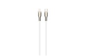 USB Kabel - FIXED METAL series USB-C/Lightning MFI cable 0.5m White - FIXDB-CL05-WH