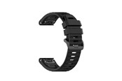 Smartwatch - Accessories - FIXED Silicone Strap for Garmin QuickFit 26mm Black - FIXSST-QF26MM-BK