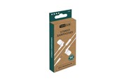 Kopfhörer/Headsets - Vivanco In-Ear Plugin Smartphone Headset White - 4008928626827
