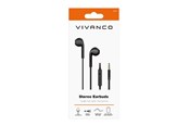 Kopfhörer/Headsets - Vivanco Smart Pro In-Ear Plugin Eggshape Headset Black - 4008928617405
