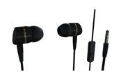 Kopfhörer/Headsets - Vivanco In-Ear Plugin Smartphone Headset Black - 4008928380095