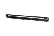 Netzwerkzubehör - Tripp Lite 24-Port Cat6 Cat5 Patch Panel Feed Through Rackmount 568A/B RJ45 1URM TAA - patch panel - 1U - 19" - N254-024