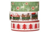 Kunst & Handwerk Ausstattung - Colorations - Washi Tape Christmas 3 Rolls 5mtr. - 28AT10