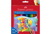 Utensilien zum Schreiben und Zeichnen - Faber-Castell Buntstift Kinder Aquarell 24erKartonetui - 114425