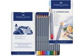 Utensilien zum Schreiben und Zeichnen - Faber-Castell Aqua.stift Goldfaber Aqua 12-Metalletui - 114612