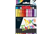 Utensilien zum Schreiben und Zeichnen - Faber-Castell Filzstift Black Edition 20er Etui - 116452
