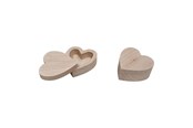 Kinderzimmer - Playwood Jewelry box Heart shape Beech wood - sl042
