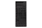 Kreativ-Spiele - Creativ Company Stickers Large Numbers Black 1 Sheet - 170291