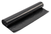 Gartengeräte - G.Funder Black garbage bags 120 liters 10 bags per roll - standard quality - 5701137010027