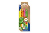 Kreativ-Spiele - Staedtler Col. pencil NJ neon 4pc   100% PEFC - 140 C4P1