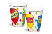 Spielzeug - Folat BV Cups Happy Birthday 6pcs. - 65491