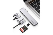 Dockingstationen - UGREEN Macbook Pro Adapter 6 IN 2 Hub Adapter - 60560