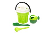 Spiele im Freien - Cavallino Toys Cavallino Safari XL Classic Bucket Set with Watering Can Green 4 pcs. - 9509SF01