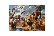 Puzzle - Educa 1000 Wild Animals - 80-19920