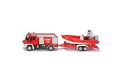 Spielzeugauto - SIKU Unimog Fire Engine With Boat - 313-1636