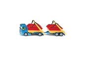 Spielzeugauto - SIKU Truck W Skip And Trailer - 313-1695