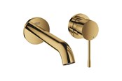 Mischbatterien und Armaturen - Grohe Essence 2-hole basin mixer M-Size Polished Cool Sunrise - 19408GL1