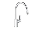 Mischbatterien und Armaturen - Grohe BauEdge Kitchen faucet with pull-out Chrome - 30536000