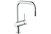 Mischbatterien und Armaturen - Grohe Minta Kitchen faucet with pull-out U-spout Chrome - 32067000