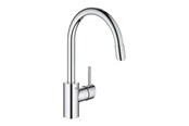 Mischbatterien und Armaturen - Grohe Concetto Kitchen faucet with pull-out C-spout Chrome - 32663003