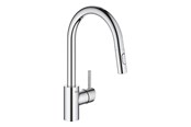 Mischbatterien und Armaturen - Grohe Concetto Kitchen faucet with pull-out Chrome - 31483002