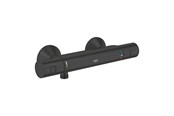 Mischbatterien und Armaturen - Grohe Precision Start Thermostatic shower mixer Matt black - 345942430