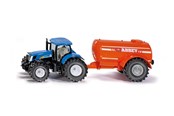Spielzeugauto - SIKU 1:50 Tractor With Single Axle Vacuum Tanker - 313-1945