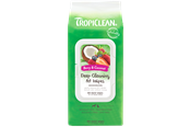 Hunde - Tropiclean Deep Cleaning Pet Wipes Berry & Coconut (100-Pack) - 61810