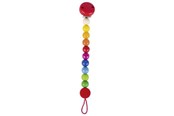 Baby Spielzeug - Goki Wooden Pacifier Chain Rainbow - 65307